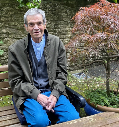 Nigel in the Hospice Garden