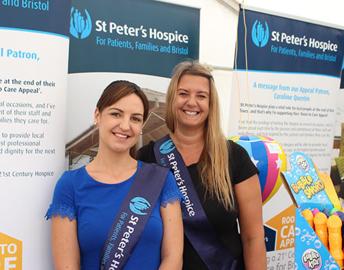 Hannah with Shops Area Manager Victoria Canavan