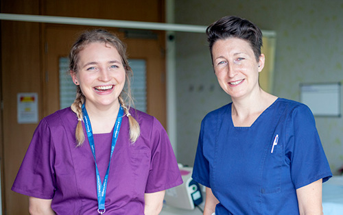 Healthcare Assistant and Nurse in the Inpatient Unit