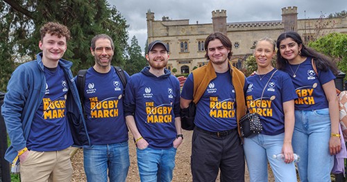 Rugby March participants