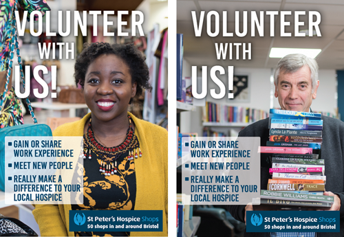 Shop volunteer recruitment posters