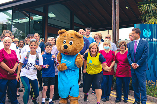 Toby leaving from the Hospice