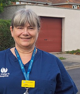 Nurse Angie celebrates 35 years working at the Hospice