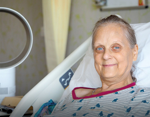 Helen in the In Patient Unit