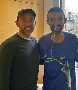 Gym fundraiser salutes bowel cancer patient Mark