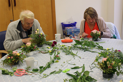 Spring gardening group