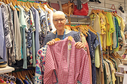 Sally, shop volunteer
