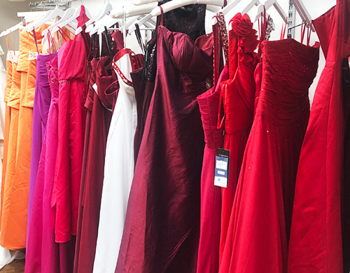 Pre-loved prom dresses